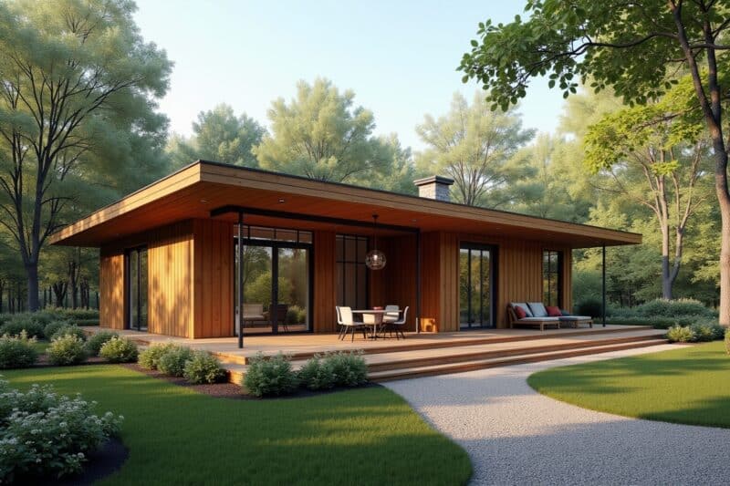 14 Holzhaus Bungalow Ideen