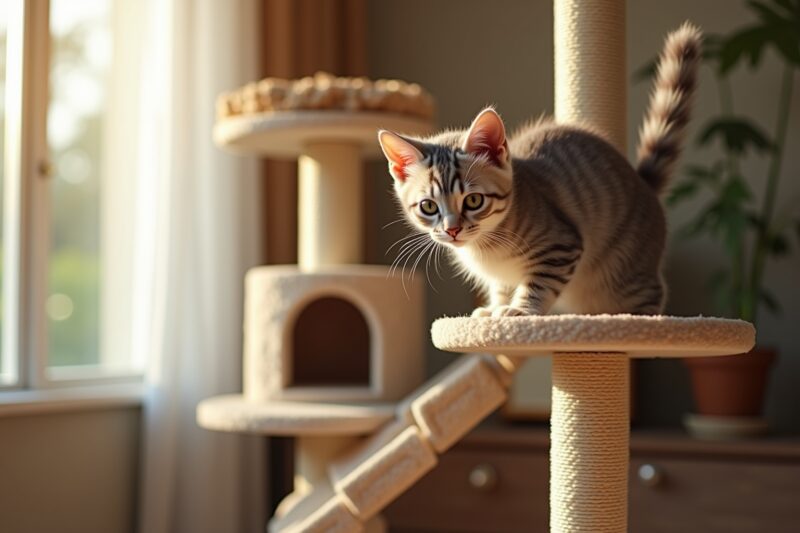 10 Kratzbaum selber bauen - Ideen für Katzenliebhaber